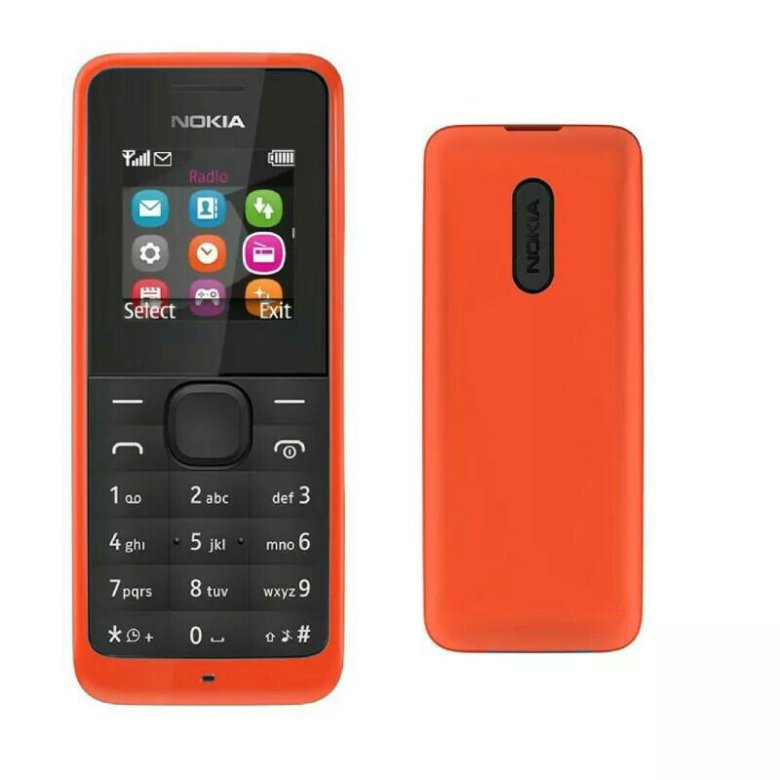 Nokia 105 Красный (2 SIM)