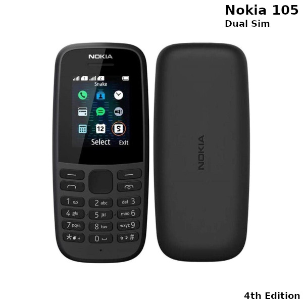 Nokia 105 Черный (2 SIM)