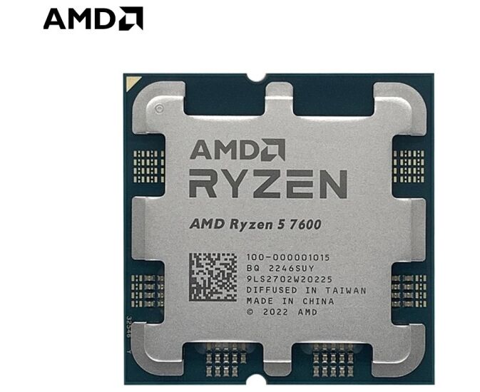 Процессор AMD Ryzen 5 7600 (100-000001015) Raphael, 6 C/12 T, 3.8/5.1 G Hz, 32 MB, 65 W OEM
