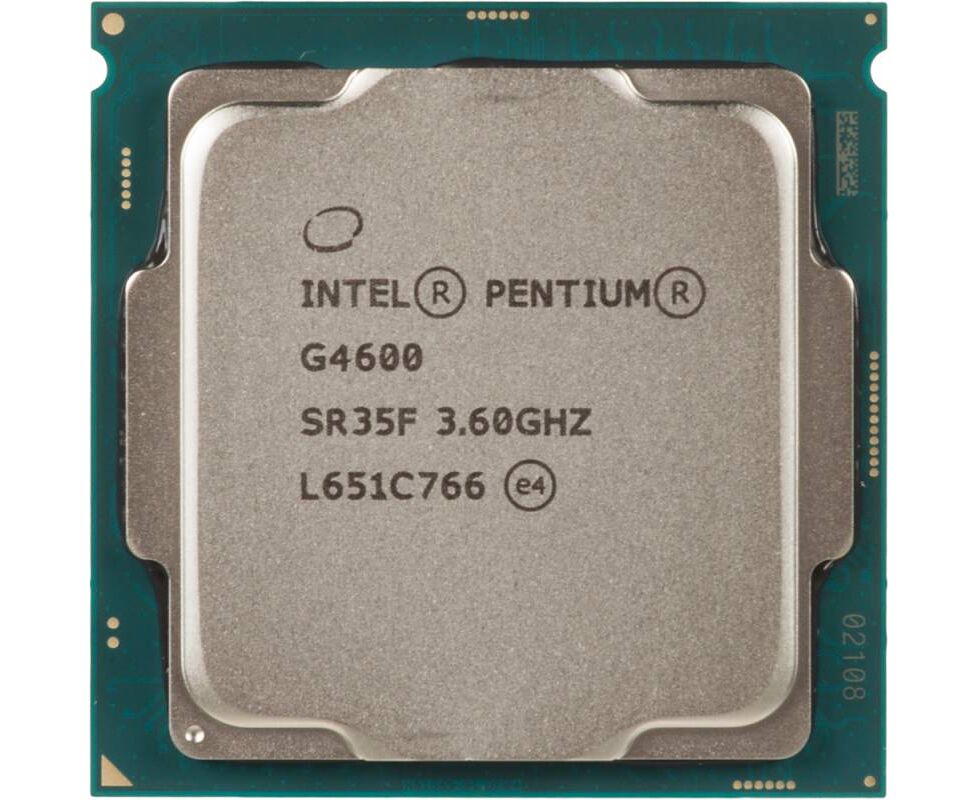 CPU s1151 Intel Pentium G4600 Tray (CM8067703015525) (3.60 G Hz, Kaby Lake-S, 2 C/4 T, GPU: HD 630 (350-1100 M Hz), L2: 512 KB, L3: 3 MB, 14nm, 51 W, DDR4-2400)