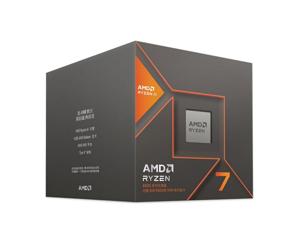 Процессор AMD Ryzen 7 8700 G (100-100001236 BOX) Box (Phoenix, 4nm, C8/T16, Base 4,20 G Hz, Turbo 5,10 G Hz, RDNA 3.0 Graphics, L3 16 Mb, TDP 65 W, SAM5)