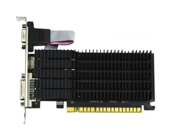 Видеокарта Afox N Vidia GT210 (AF210-1024 D2 LG2) 1 Gb, 64bit, GDDR2, HDMI+ DVI+ DP RTL