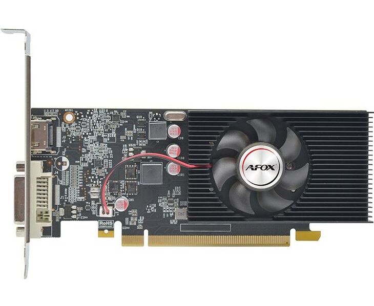Видеокарта Afox Nvidia Ge Force GT1030 (AF1030-4096 D4 L5) 4 GB DDR4 64 Bit DVI HDMI LP Single Fan