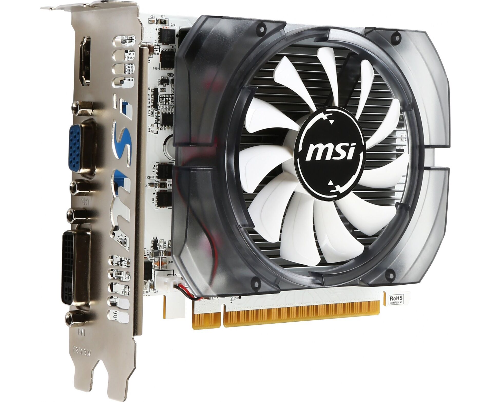 Видеокарта MSI n Vidia Ge Force GT 730 ( N730-2 GD3 V3) PCI-E 2048 Mb 64 GDDR3 902/1600 DV Ix1 HDM Ix1 CR Tx1 HDCP Ret