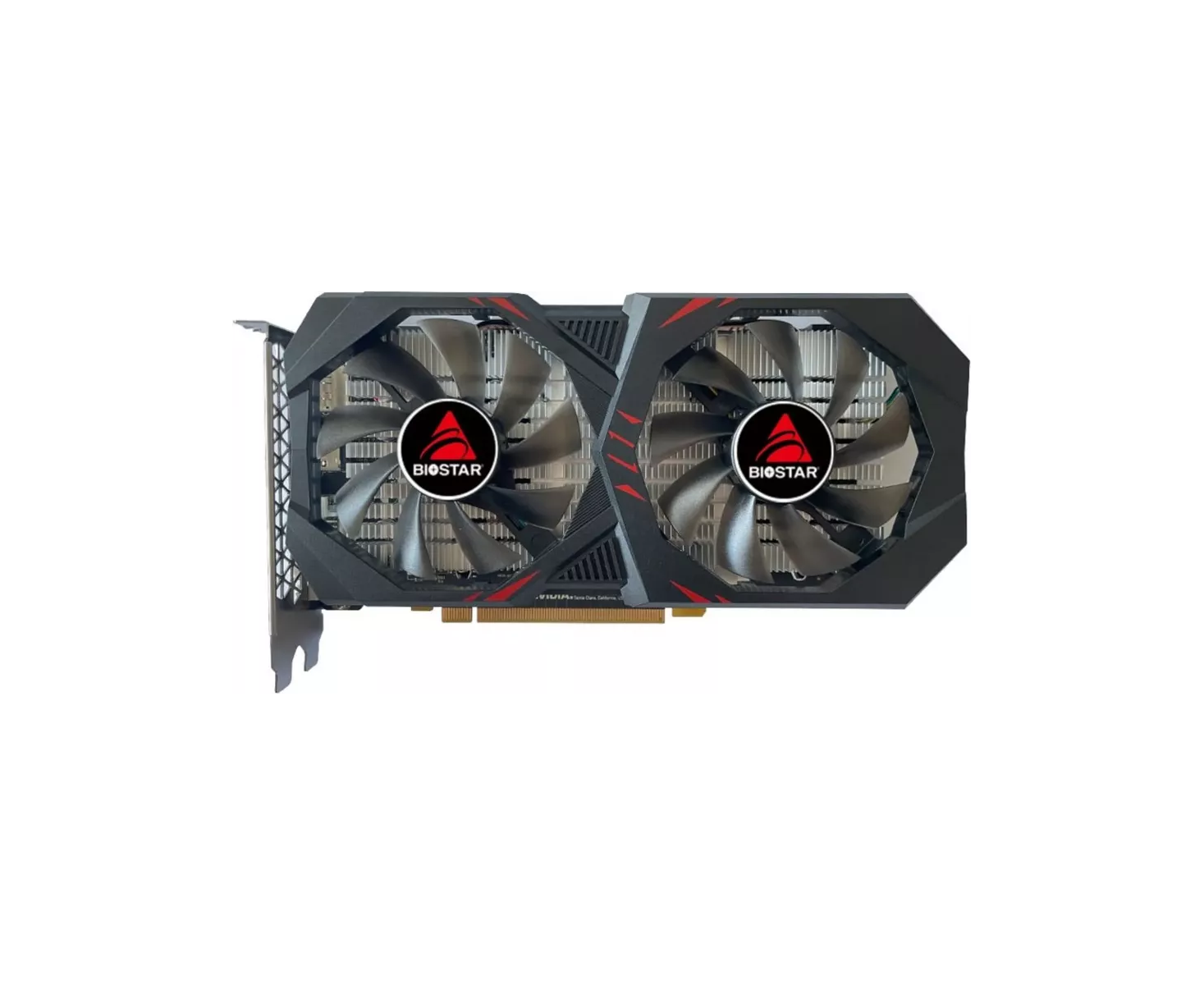 Видеокарта Biostar Nvidia Ge Force GTX 1660 TI (VN1666 TF69) PCI-E 6 Gb 192bit GDDR6 1500/12000 DV Ix1 HDM Ix1 D Px1 HDCP Ret