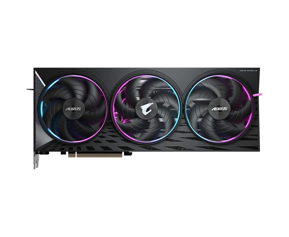 Видеокарта Gigabyte RX9070 XT Aorus E 16 GB (GV-R9070 XTAORUS E-16 GD) GDDR6 256bit 2x DP 2x HDMI 3 Fan RTL