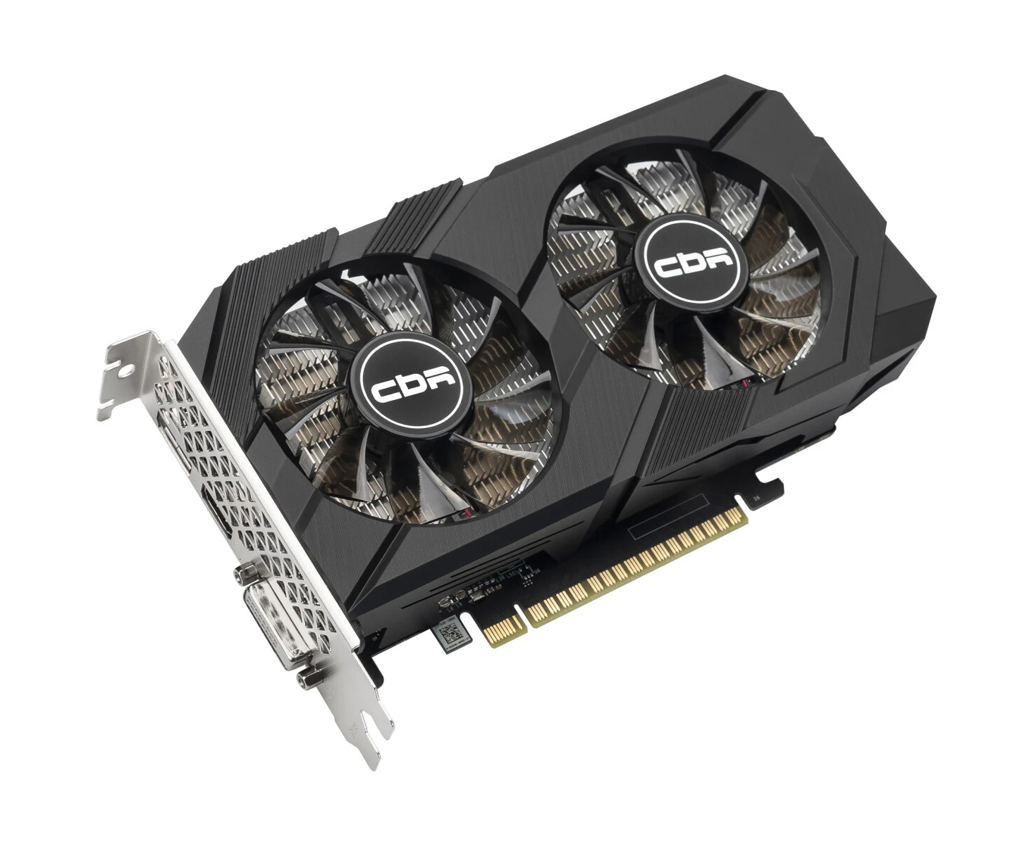 Видеокарта CBR GTX1650 4 Gb (VGA-STX1650-4 G-RTL) GDDR6, 128bit, 1410-1590 Mhz, 1*DP + 1*HDMI + 1*DVI, 75 W, Ret