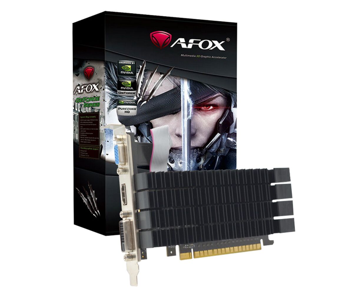 Видеокарта AFOX GT730 (AF730-2048 D3 L3-V3) 2 G DDR3 64bit heatsink DVI HDMI