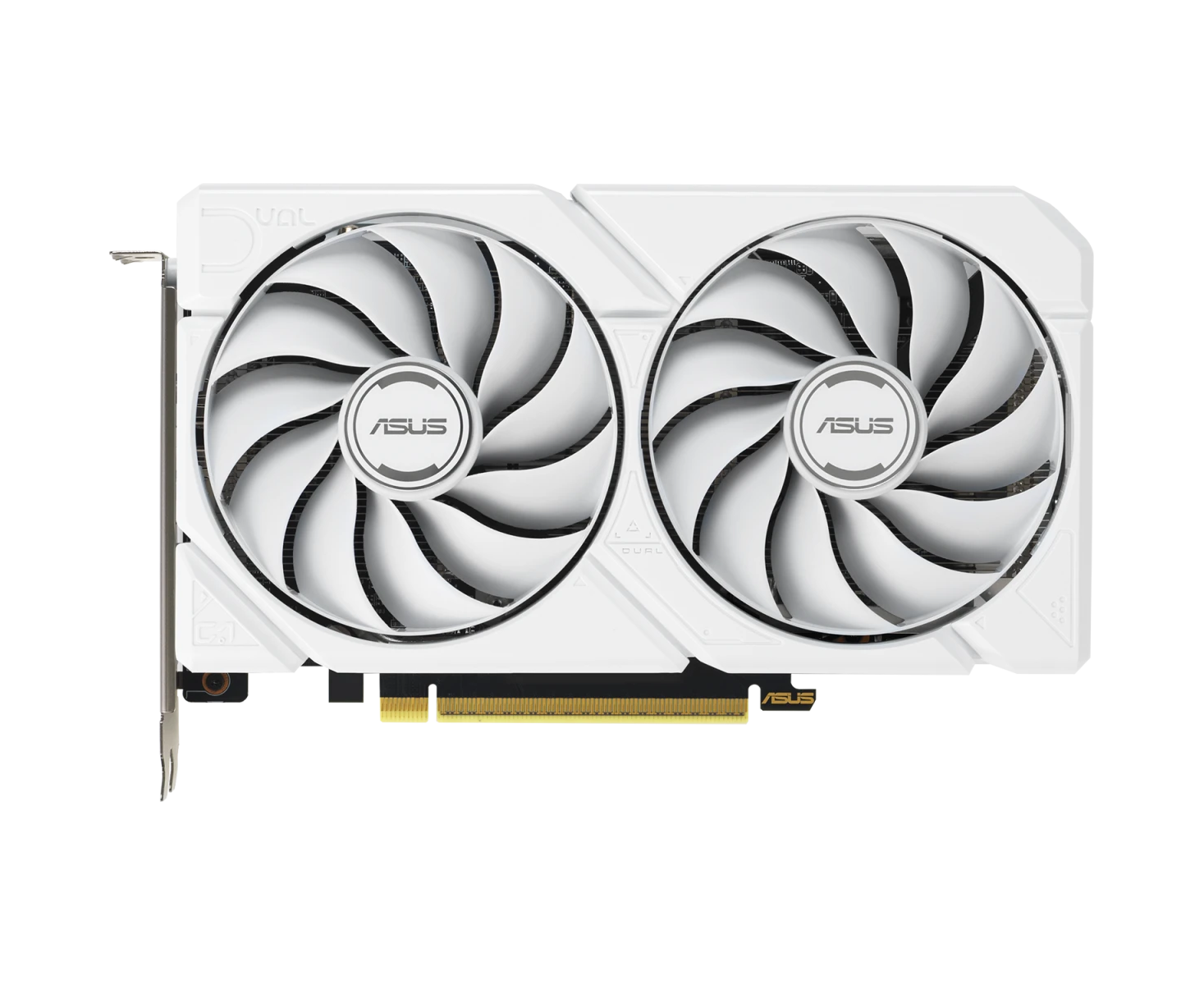Видеокарта ASUS RX9060 XT Dual White 16 GB (Dual-RX9060 XT-16 G-White) (90 YV0 LG3-M0 NA00) GDDR6 128bit 2x DP HDMI 2 Fan RTL