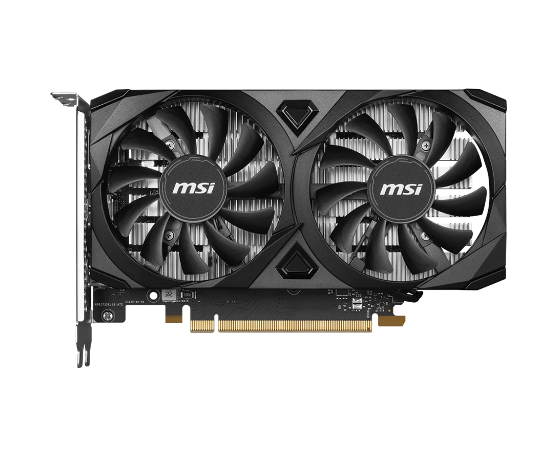 Видеокарта PCIE16 RTX3050 6 GB RTX 3050 VENTUS 2 X E 6 G OC MSI