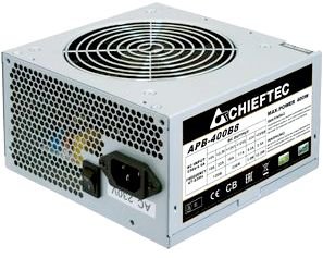 Блок питания Chieftec Value APB-400 B8 (ATX 2.3, 400 W, 80 PLUS, Active PFC, 120mm fan) OEM