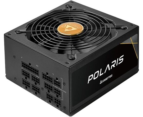 Блок питания Chieftec Polaris PPS-850 FC ATX 2.4, 850 W, 80 Plus Gold, Active PFC, 140mm fan Retail