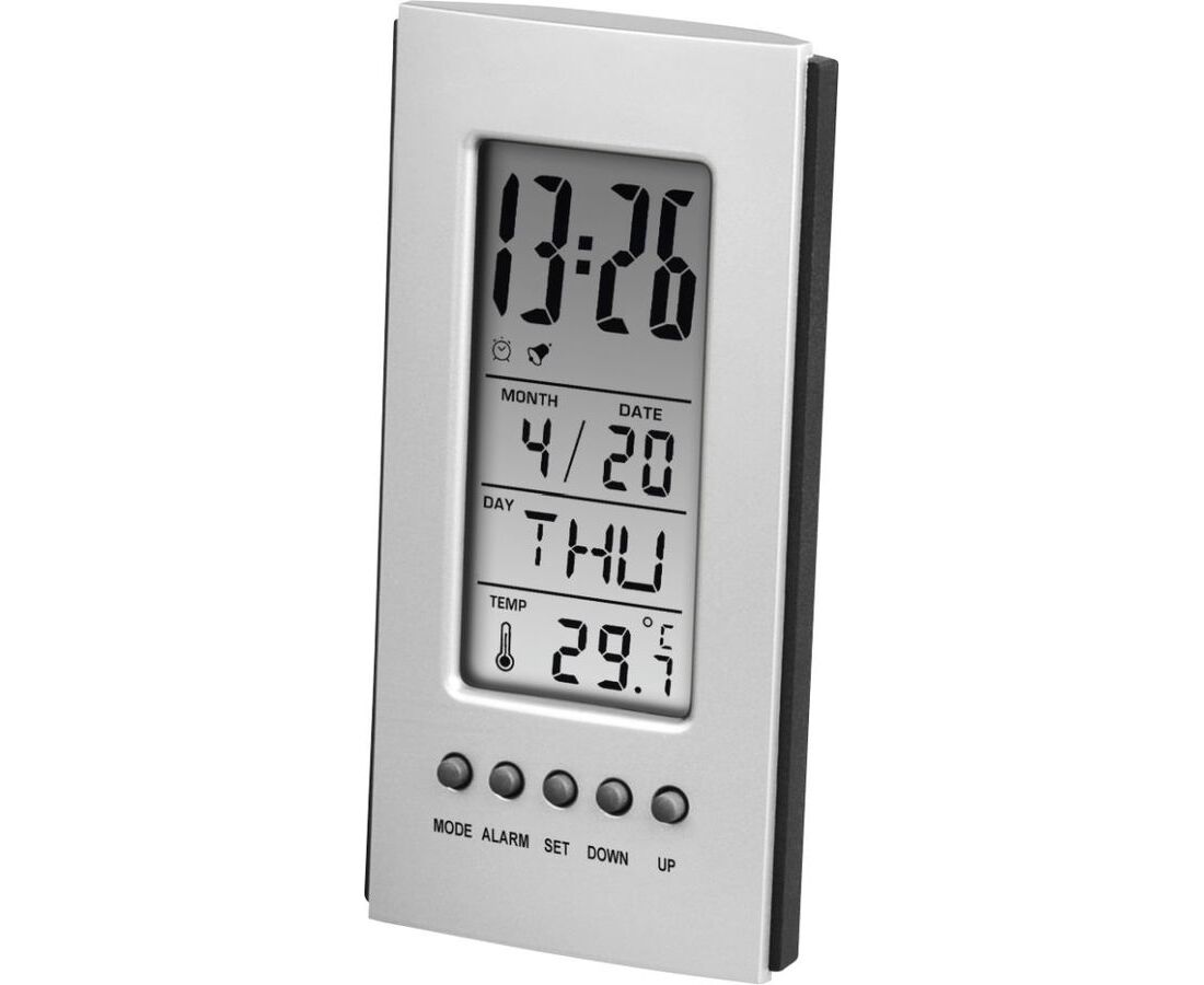 Термометр Hama H-186357 серебристый/черный