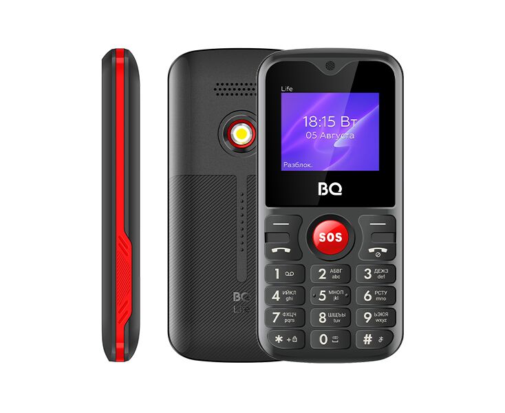 Мобильный телефон BQ 1853 Life Black+Red