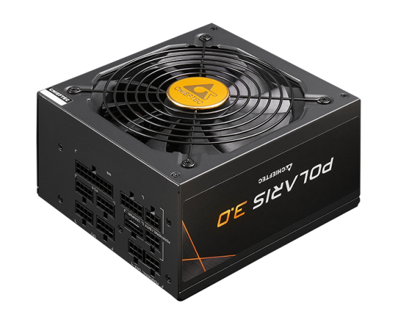 Блок питания Chieftec Polaris 3.0 PPS-1050 FC-A3 (ATX 3.0, 1050 W, 80 PLUS GOLD, Active PFC, 140mm fan, Full Cable Management, Gen5 PC Ie) Retail