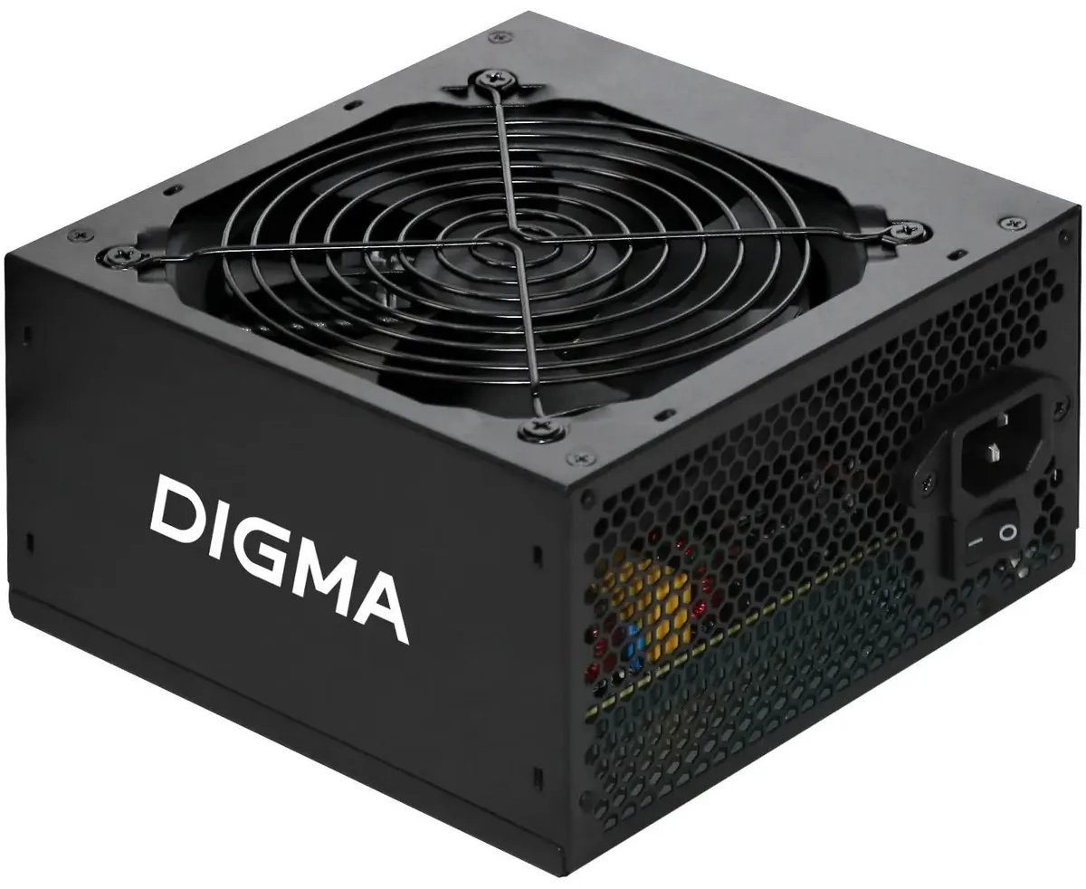 Блок питания Digma DPSU-550 W ATX 550 W (20+4pin) 120mm fan 4x SATA RTL