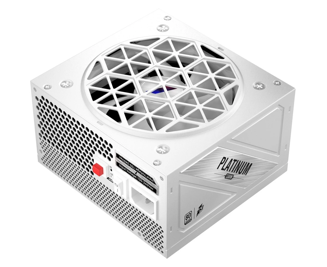 Блок питания 1 STPLAYER NGDP Platinum 1300 W White (HA-1300 BA3-WH) / ATX3.0, APFC, 80 Plus Platinum, SR + LLC + DC-DC, 120mm fan, full modular