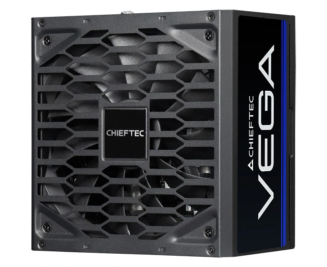 Блок питания Chieftec Vega PPG-750-S (ATX 3.1, 750 W, 80 Plus Gold, Active PFC, 135mm fan, Gen5 PC Ie) Retail