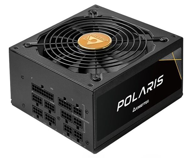 Блок питания Chieftec Polaris PPS-1050 FC ATX 2.4, 1050 W, 80 Plus Gold, Active PFC, 140mm fan Retail