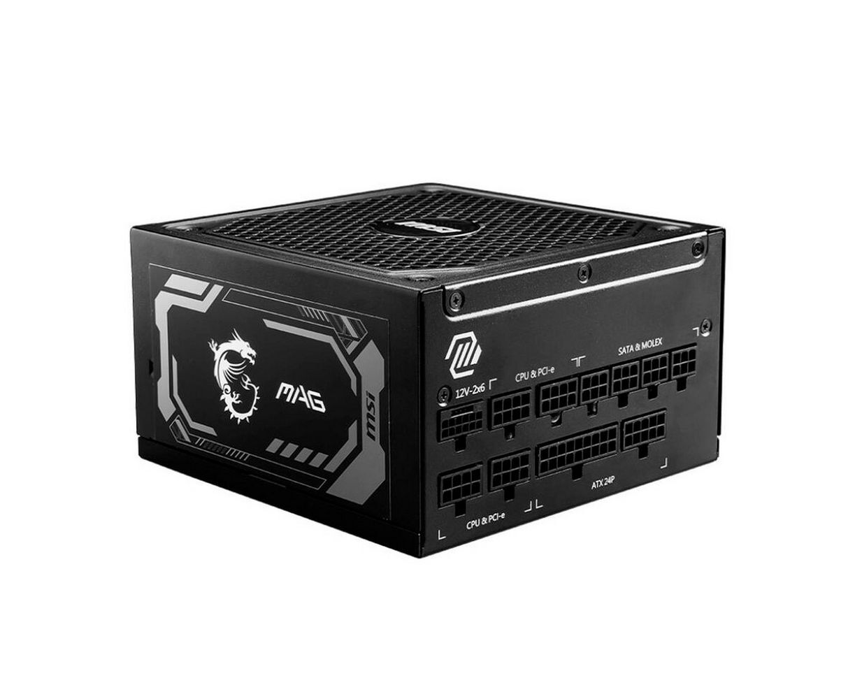 Блок питания MSI Mag A1000 GL PCIE5, 1000 W (306-7 ZP9 B11-CE0), 80+ Gold, полностью модульный, ATX 3.0, PCIE5, RTL