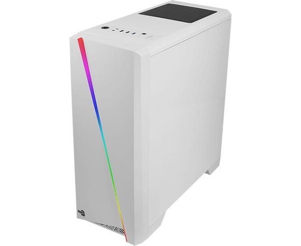 Корпус Aerocool Cylon White без БП, боковое окно, с Card Reader, ATX, белый