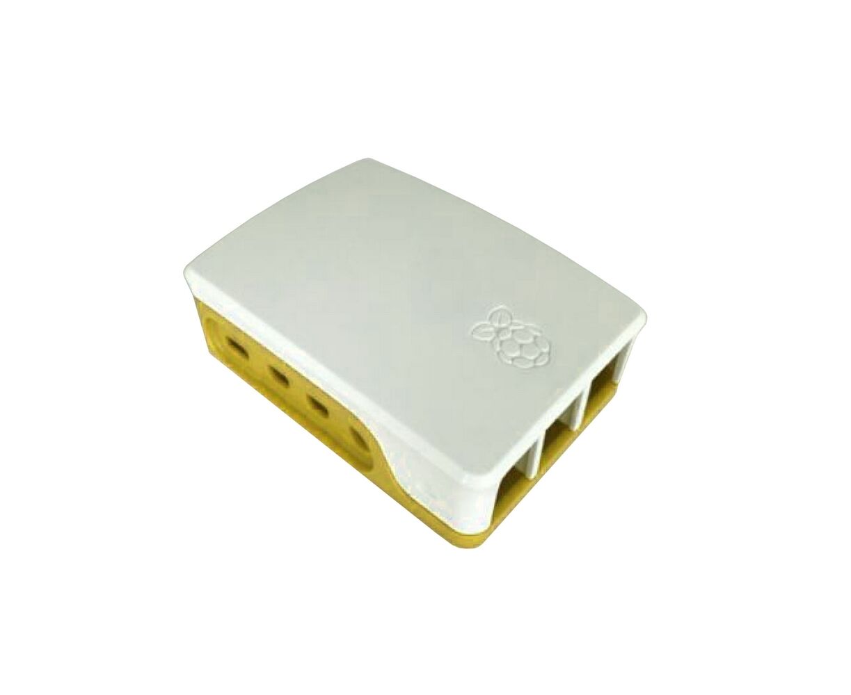 Корпус ACD RA600 White+Yellow ABS Case for Raspberry 4 B