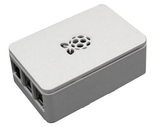 Корпус ACD RA178 White ABS Plastic case with Logo for Raspberry Pi 3
