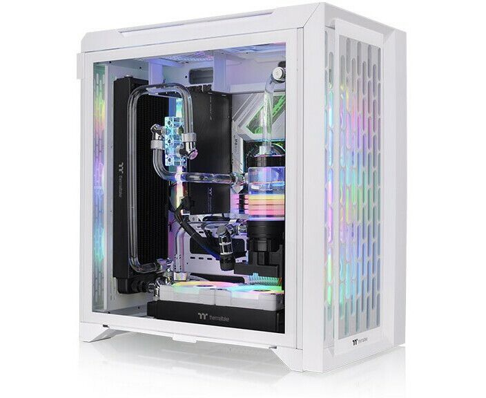 Корпус Thermaltake CTE C700 TG ARGB белый CA-1 X7-00 F6 WN-01 без БП ATX 3x140mm 2x USB3.0 audio bott PSU