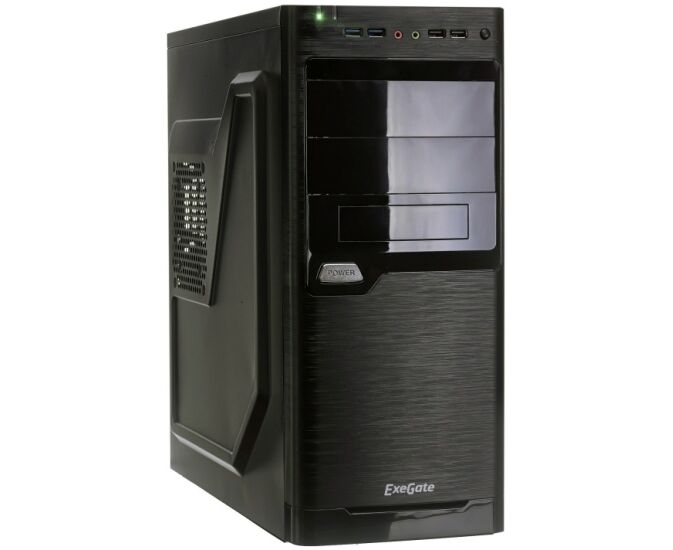 Корпус Exe Gate XP-330 U Black EX272731 RUS ATX, без БП, 2x USB+2x USB3.0, Audio