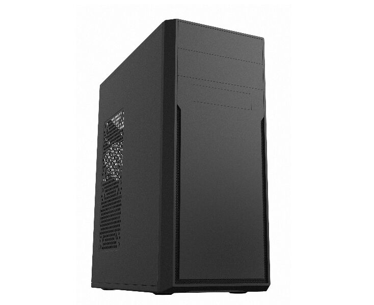 Корпус Foxline FL-302-FZ450-U32 ATX case, black, w/PSU 450 W 8cm, w/2x USB2.0+2x USB3.0, w/pwr cord, w/o Fan