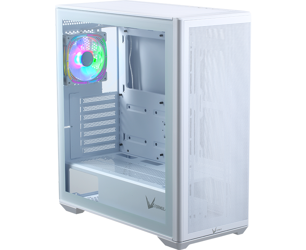 Корпус Formula Air Power G5 Plus белый без БП ATX 1x120mm 2x USB2.0 1x USB3.1 audio bott PSU