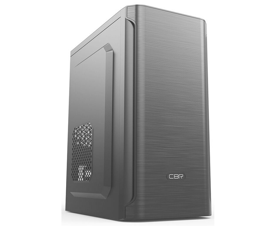 Корпус CBR PCC-MATX-MX10-400 W2 m ATX Minitower MX10, c БП PSU-ATX400-08 EC (400 W/80mm), 2*USB 2.0, HD Audio+Mic, Black