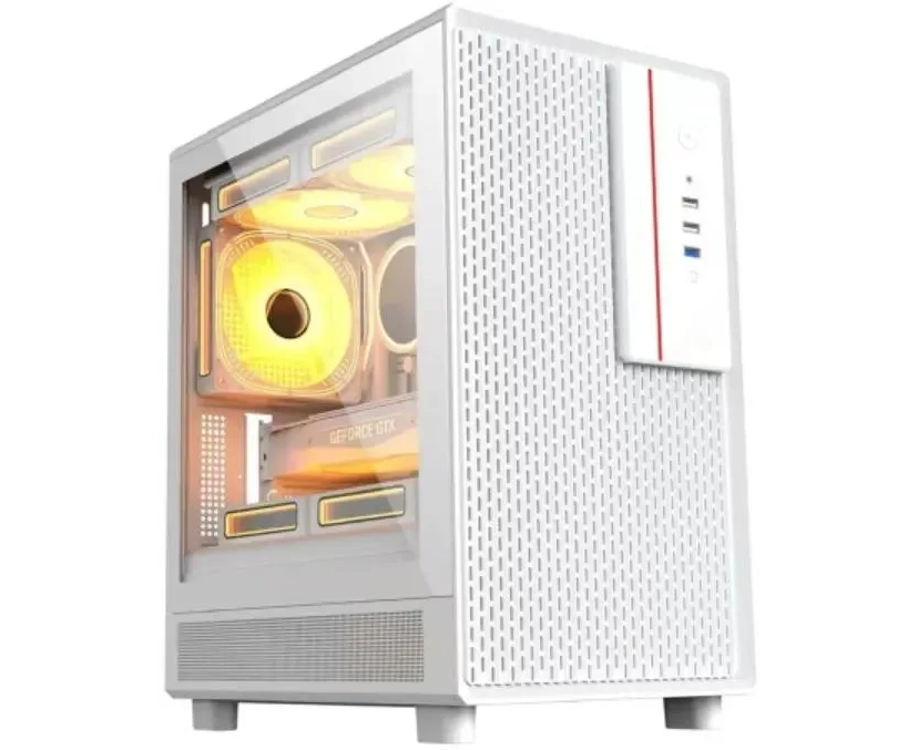 Корпус Accord M3301 (ACC-M3301 W), m ATX, Midi-Tower, без БП, белый