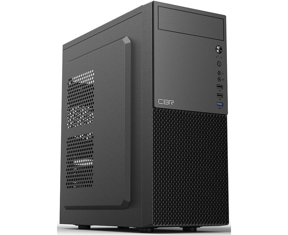 Корпус CBR PCC-ATX-E188-WPSU ATX Miditower E188, без БП, 1*USB 3.0, 2*USB 2.0, HD Audio+Mic, Black
