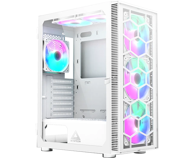 Корпус Montech X3 Glass White (X3 GW) / ATX / 3x140mm 3x120mm FRGB fans