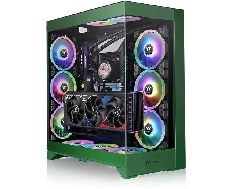 Корпус Thermaltake CTE E660 MX Racing зеленый (CA-1 Y3-00 MCWN-01) без БП E-ATX 11x120mm 4x140mm 2x USB3.0 audio bott PSU