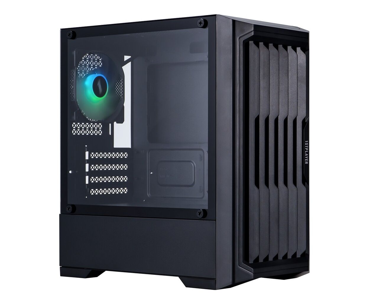 Корпус 1st Player BULLET HUNTER H2 ARGB Black (H2-BK-4 F7) m ATX 4x120mm FRGB fans