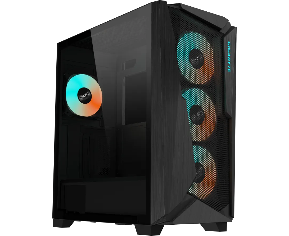 Корпус Gigabyte C301 Glass Black (GB-C301 G) Mid Tower, ATX, USB-C x1, USB3.0 x2, Audio I/O, GPU 400mm, TG