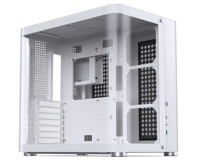 Корпус JONSBO TK-2 2.0 White без БП, mini-ITX, micro-ATX, ATX, белый
