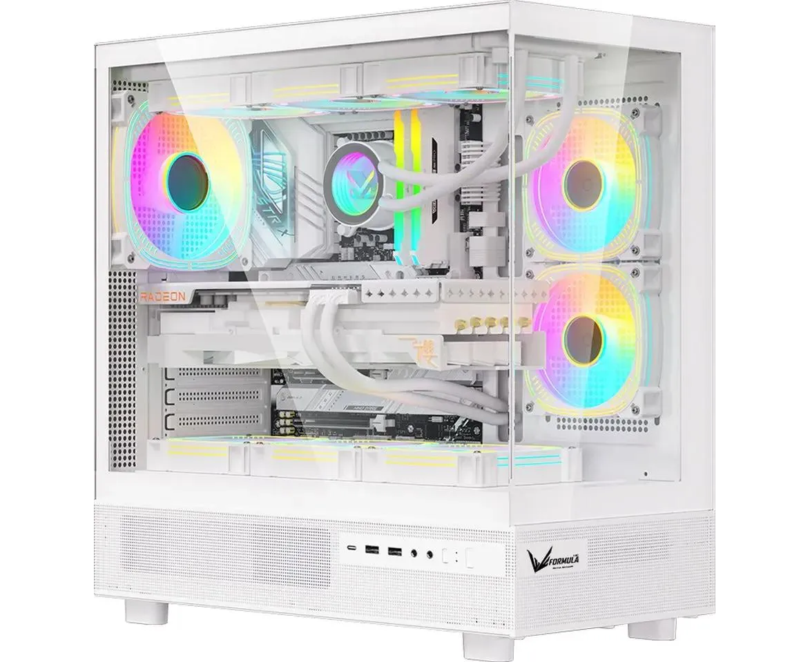 Корпус Formula Crystal Z8 (crystal z8 w), Midi-Tower, ATX, без БП, белый