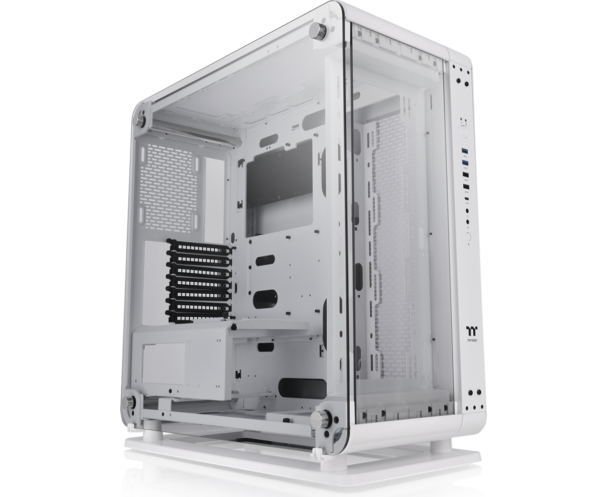 Корпус Thermaltake Core P6 TG CA-1 V2-00 M6 WN-00 белый без БП ATX 18x120mm 12x140mm 2x USB2.0 2x USB3.0 audio bott PSU