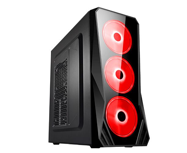 Игровой корпус: De Tech C3148 S USB2.0 Red