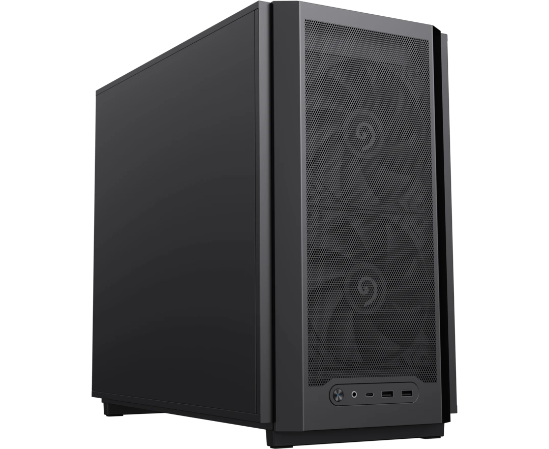 Корпус Game Max F36 Dark без БП (Midi Tower, ATX, Графит, 1*USB Type-C, 3*120мм)