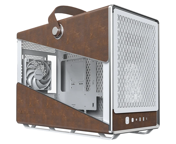 Корпус MONTECH Heritage Pro (W), m ATX, Mini-Tower, без БП, белый