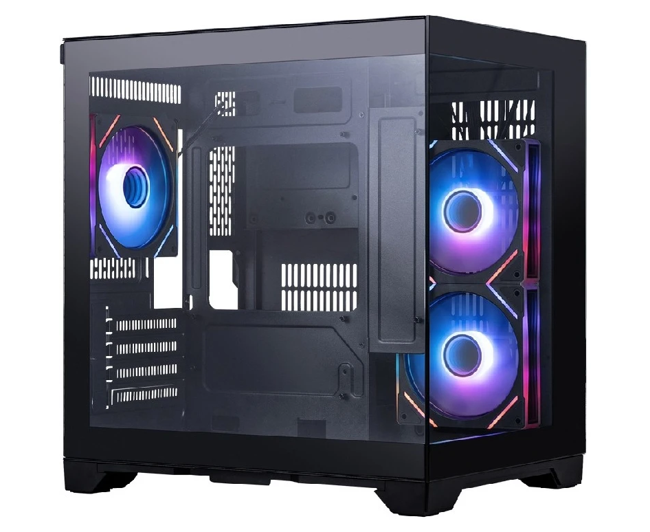 Корпус 1 STPLAYER Megaview MV5-TP ARGB Black (MV5-TP-BK-2 FC7 R-1 FC7) / m ATX / 3x120mm ARGB fans