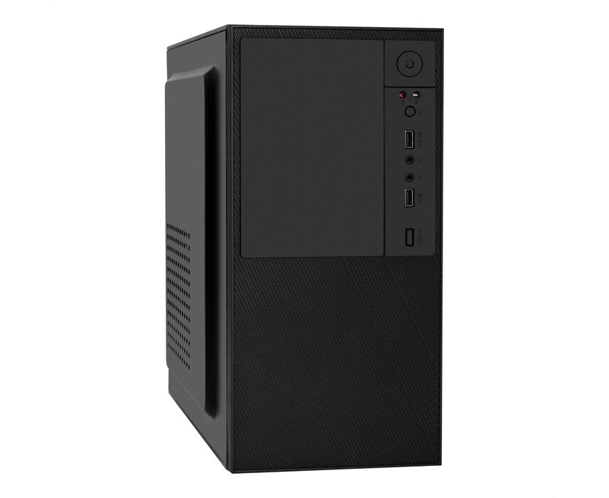 Корпус Exegate BAA-308 EX297993 RUS Minitower (m ATX, без БП, 2*USB, HD Audio, черный)
