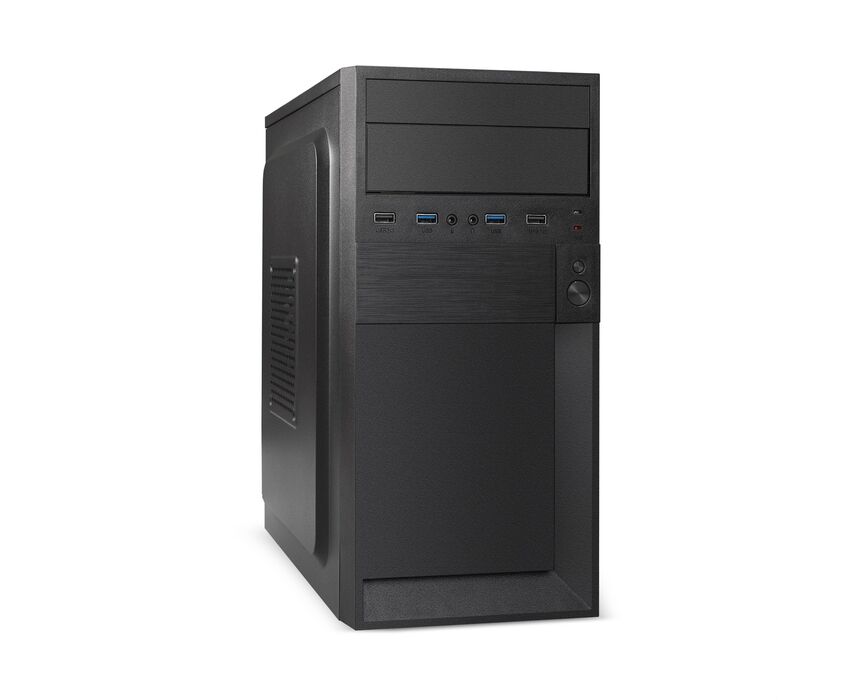 Корпус Exe Gate BAA-105 U2-01-AA500 EX291148 RUS Minitower (m ATX, БП AA500 с вент. 8см, 2*USB+2*USB3.0, аудио, черный)
