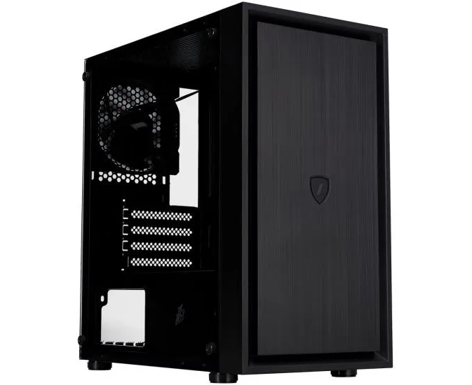 Корпус 1 STPLAYER Black.SIR B5-M Black (B5-M-BK-3 F) / m ATX / 3x120mm fans