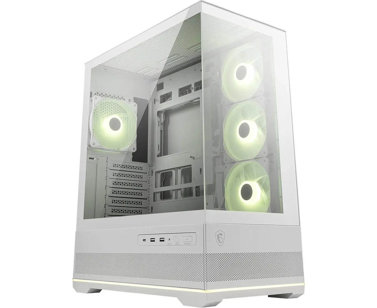 Корпус MSI MAG Pano 110 R PZ (306-7 G28 W21-JA4), без БП, ATX, белый