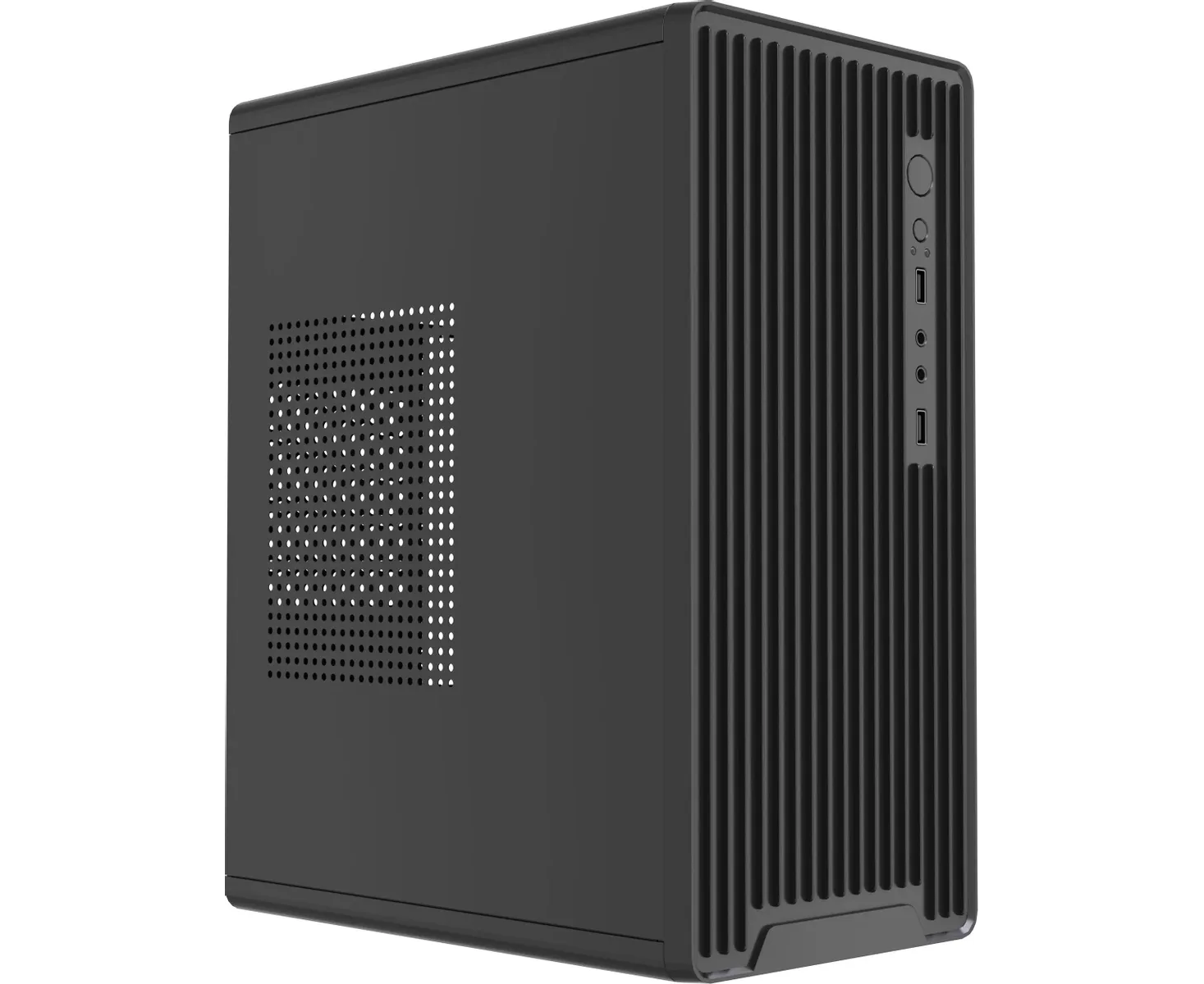 Корпус Accord ACC-M258-02 B черный без БП m ATX 4x120mm 2x USB2.0 audio